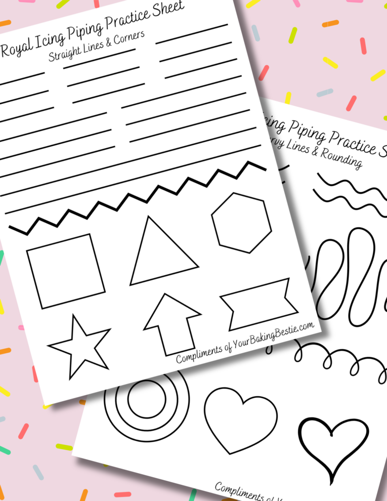 The Free Royal Icing Piping Practice Sheets You Need Your Baking Bestie