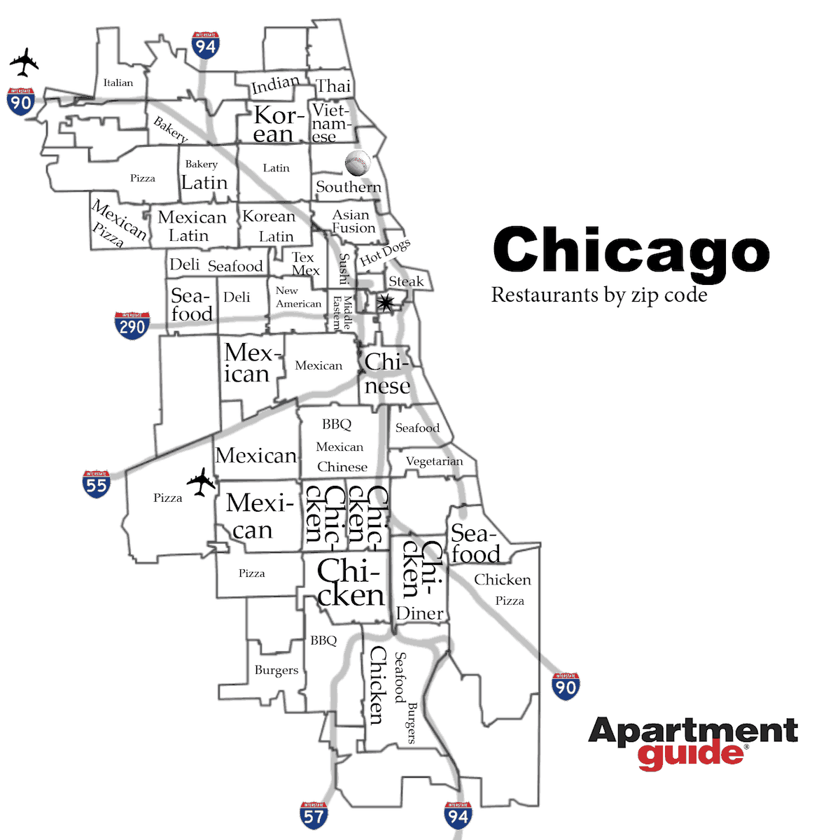 This Is How Chicago Looks According To Most Popular Businesses ApartmentGuide This Is How Chicago Looks According To Most Popular Businesses ApartmentGuide