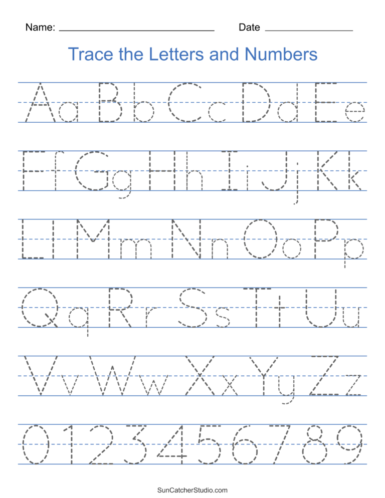 Tracing Alphabet Letters Printable Handwriting Worksheets Free Printables Monograms Design Tools Patterns U0026 DIY Projects