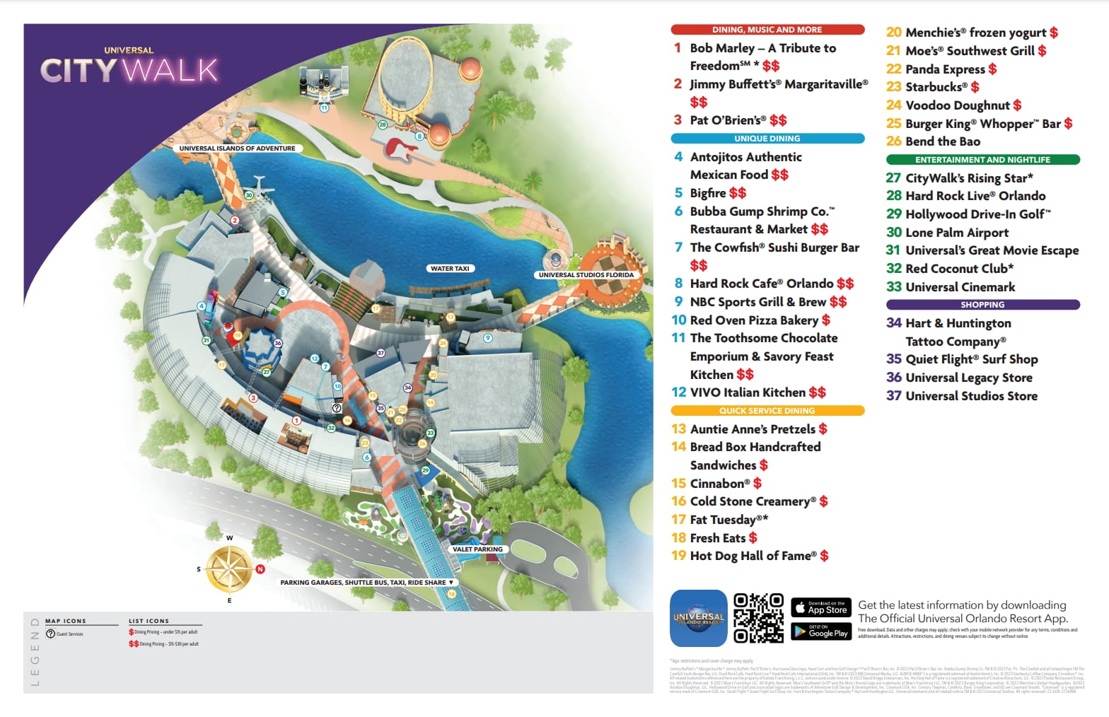 Universal Orlando Florida Park Maps Epic Universal Blog