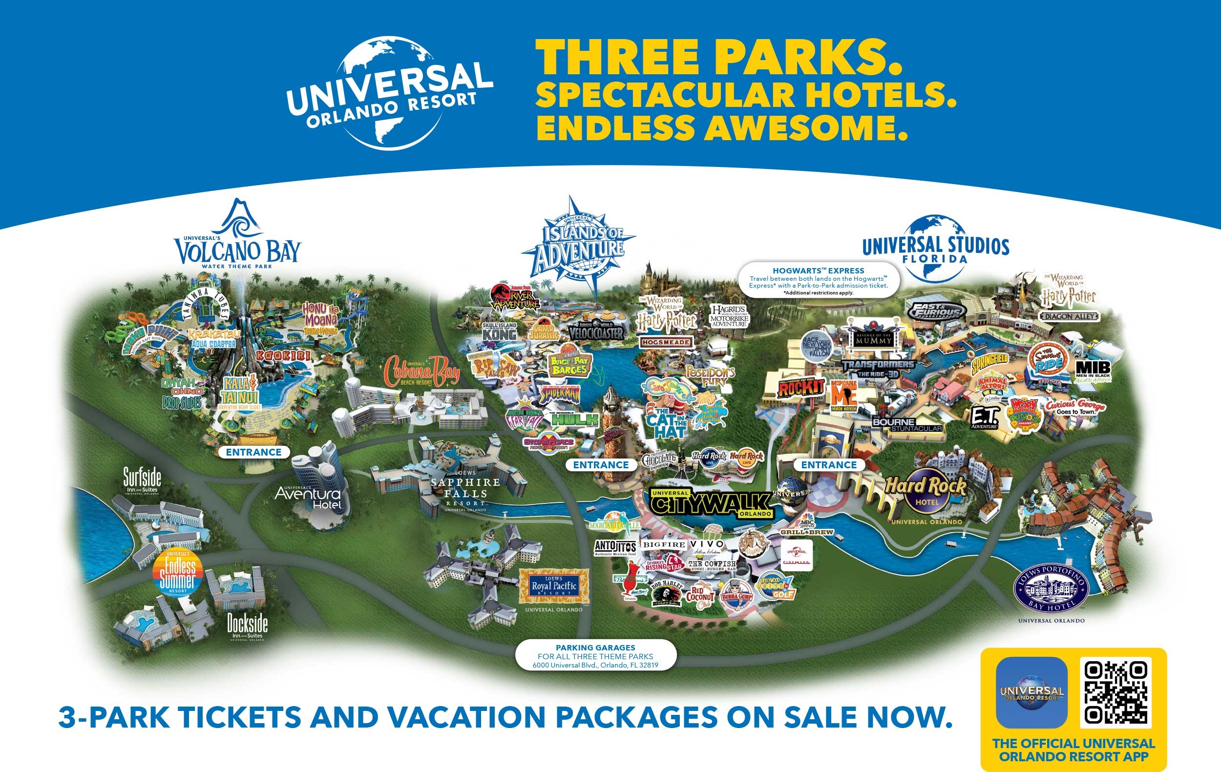 Universal Orlando Resort Map Universal Orlando Resort Map