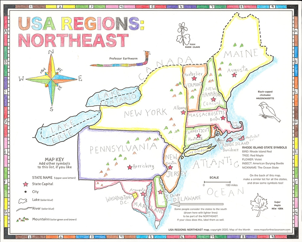 USA Regions Northeast