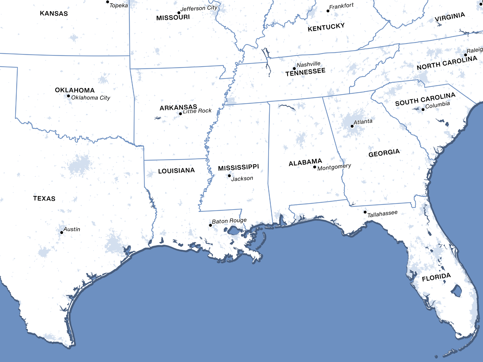 Us State Capitals Map Printable