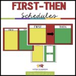 Visual Schedule Series First Then Schedules Freebie Autism 