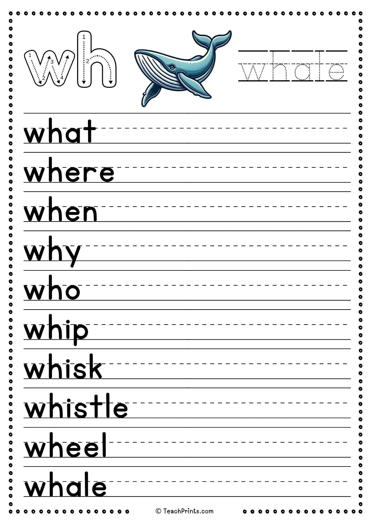 Wh Words Worksheets Free PDF Printables Teach Prints Wh Words Worksheets Free PDF Printables Teach Prints