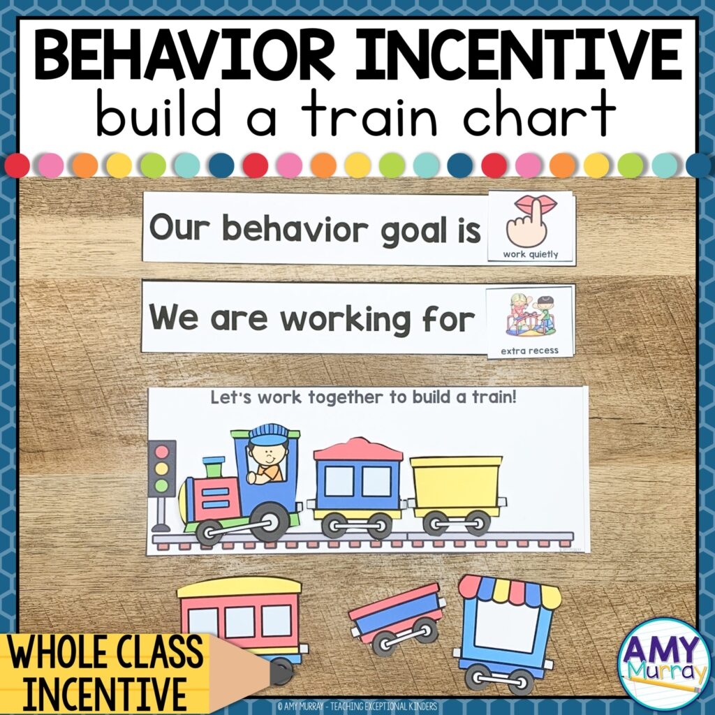 Whole Class Classroom Management Positive Behavior Chart Build A Train Teaching Exceptional Kinders