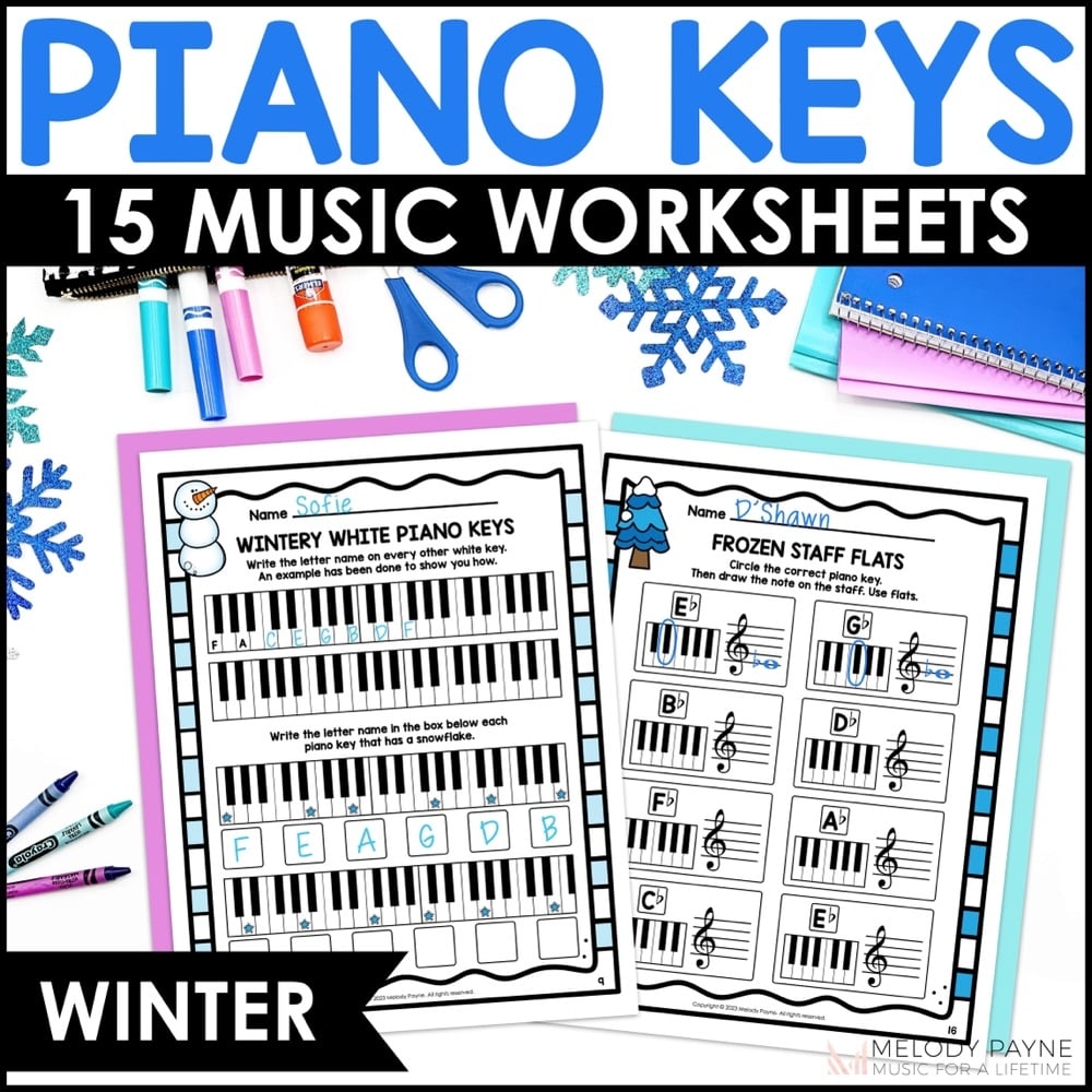 Piano Worksheets For Beginners Printable Free