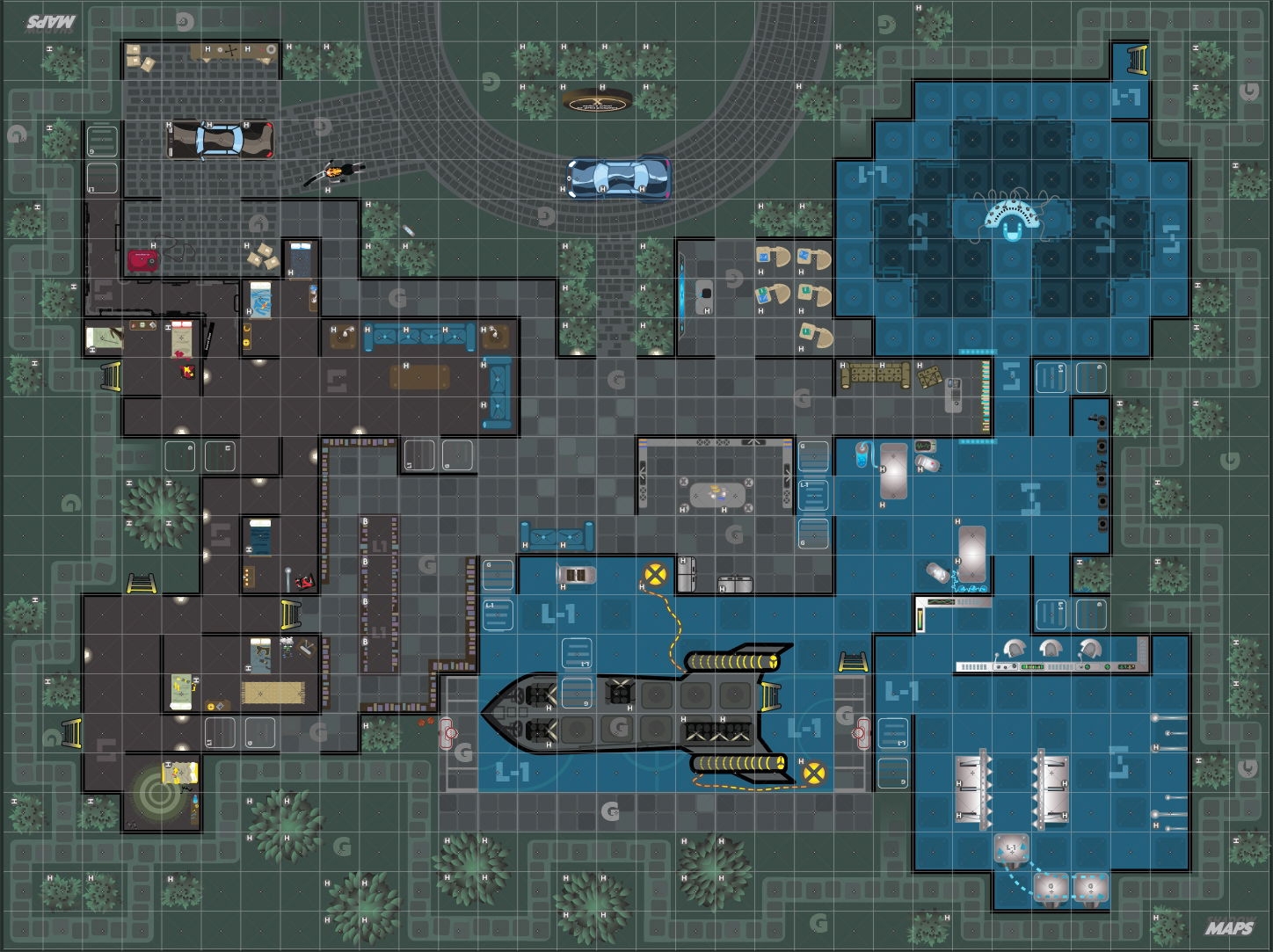 X men Mansion A Custom Heroclix Map By Shadowmaps In Matt S s Heroclix Maps Comic Art Gallery Room