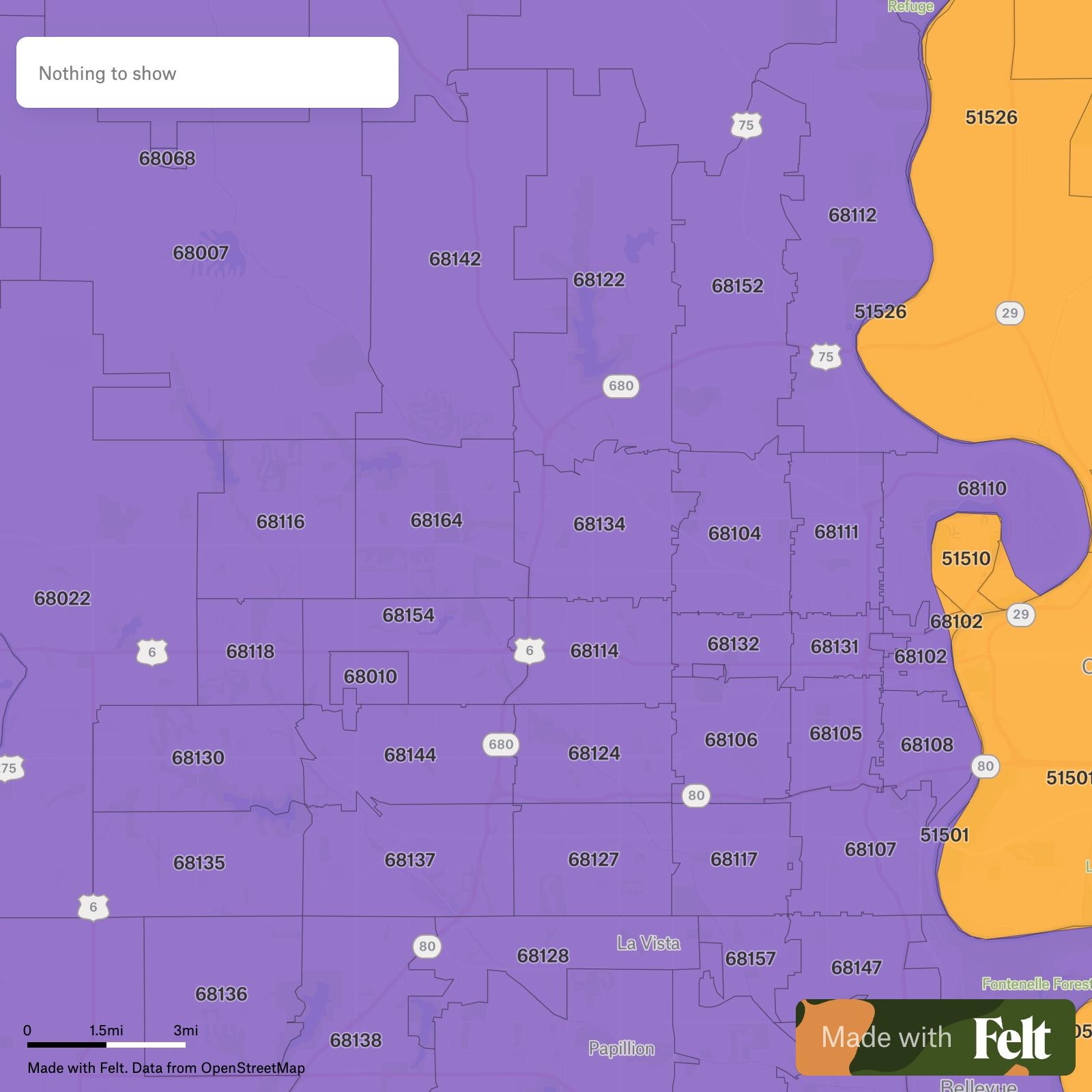 ZIP Codes In The City Of Omaha Nebraska