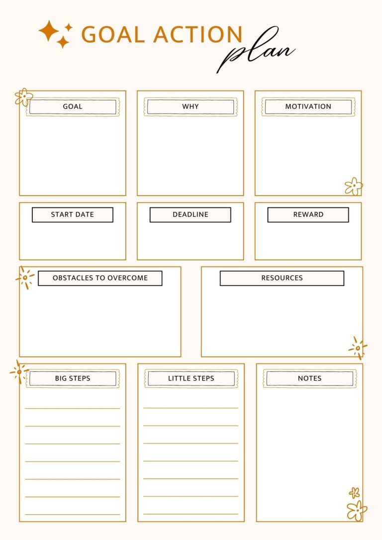 10 Free Printable Goal Setting Worksheets Parade