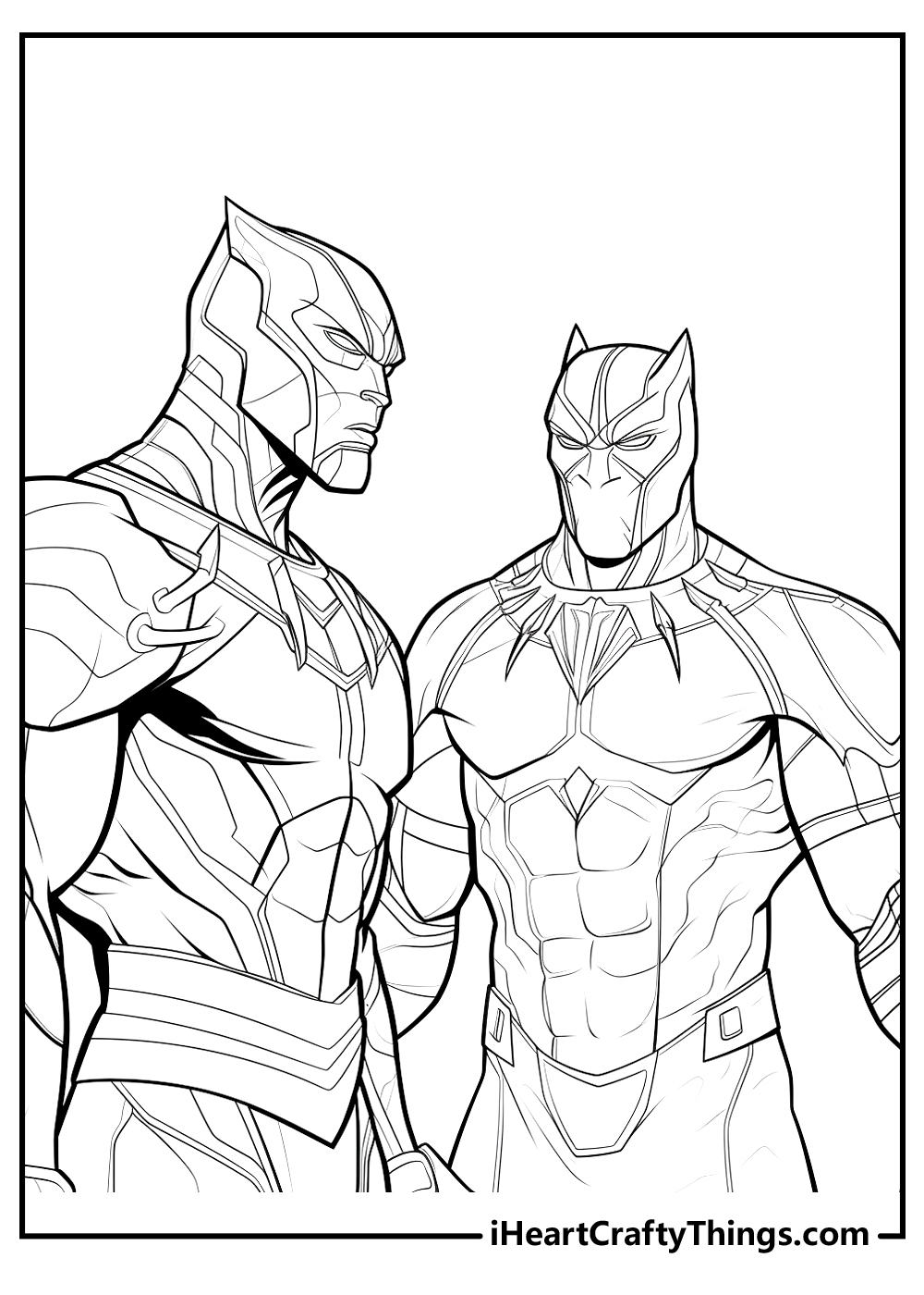 Black Panther Coloring Sheets Printable