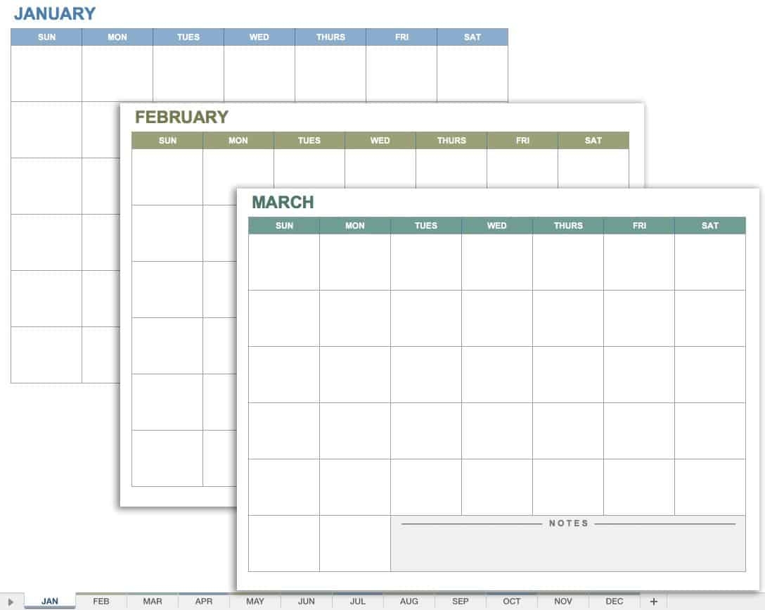 15 Free 2025 Monthly Calendar Templates Smartsheet 15 Free 2025 Monthly Calendar Templates Smartsheet