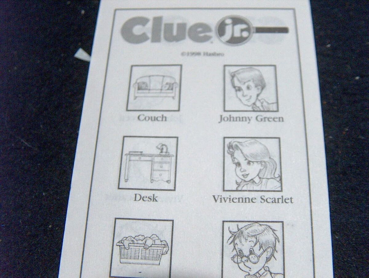 20 Detective Sheets ONLY 1999 CLUE Jr Game The Case Of The Missing Pet COUCH EBay