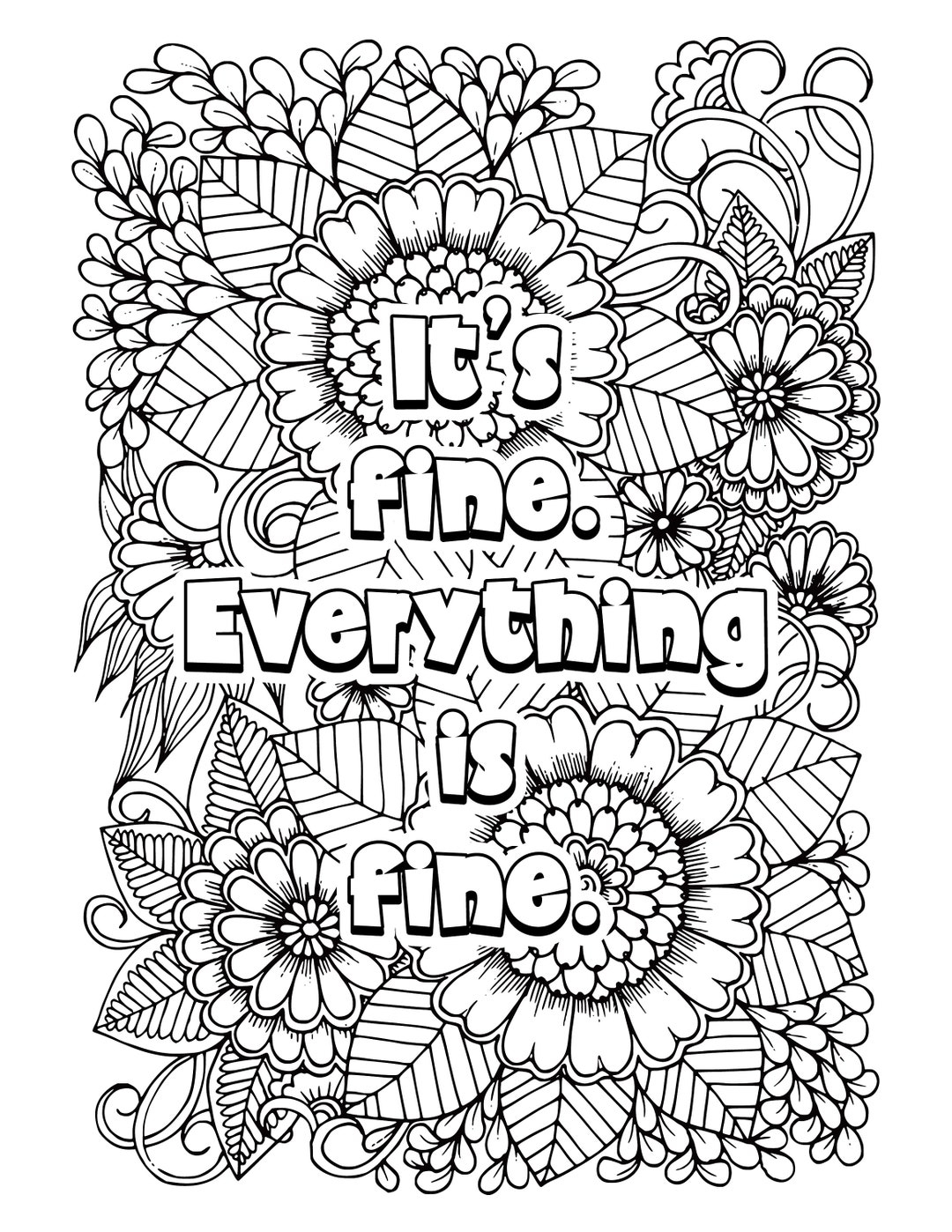 20 Funny Adult Coloring Book Printable Pages Etsy Australia