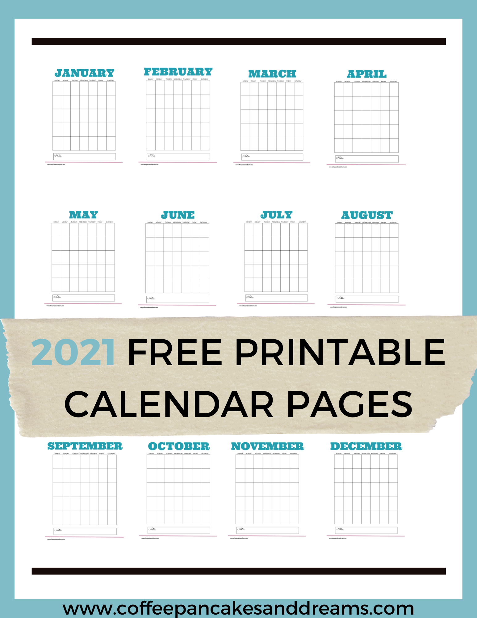 Diy Calendar Printable Diy Calendar Printable