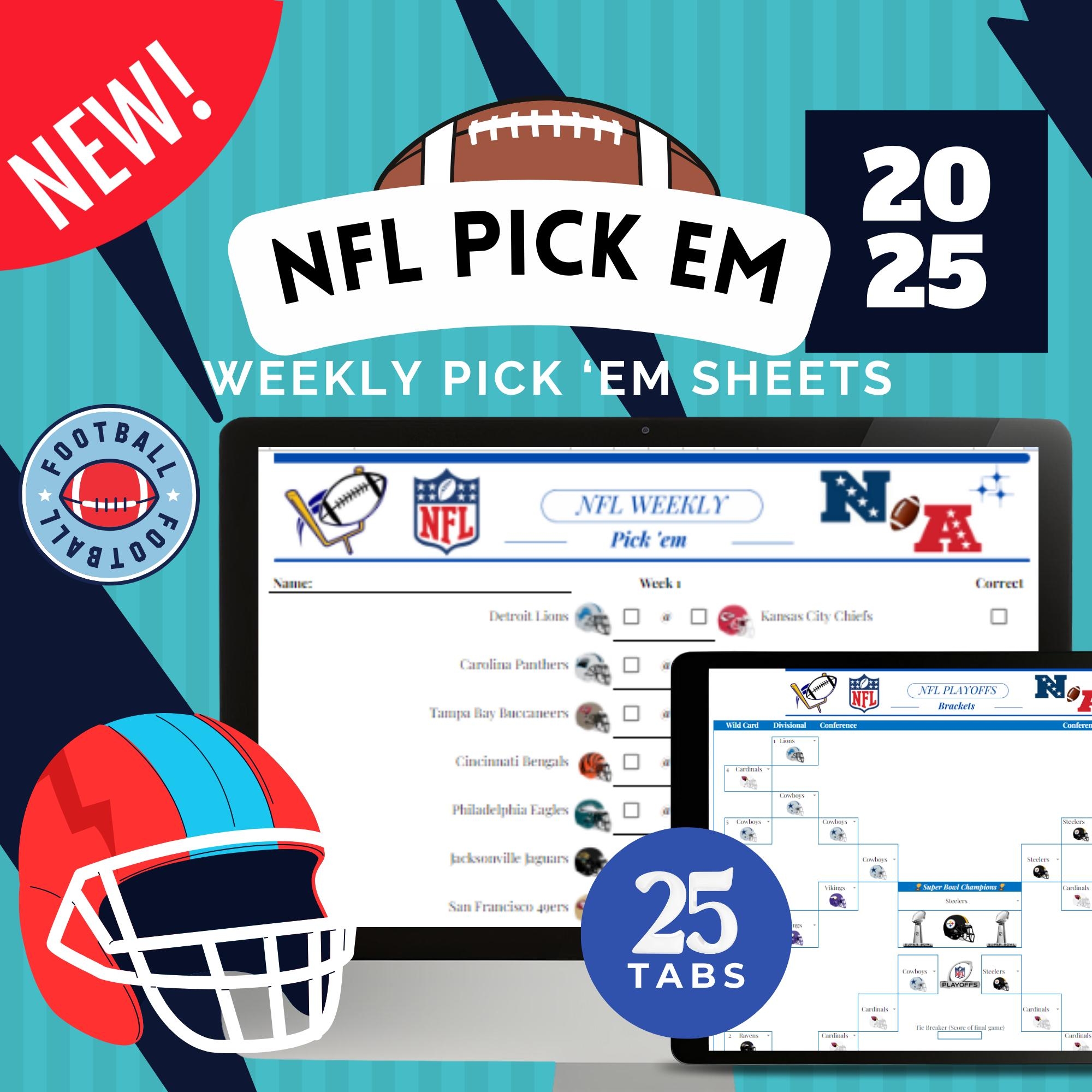 Printable Nfl Week 1 Pick Sheet