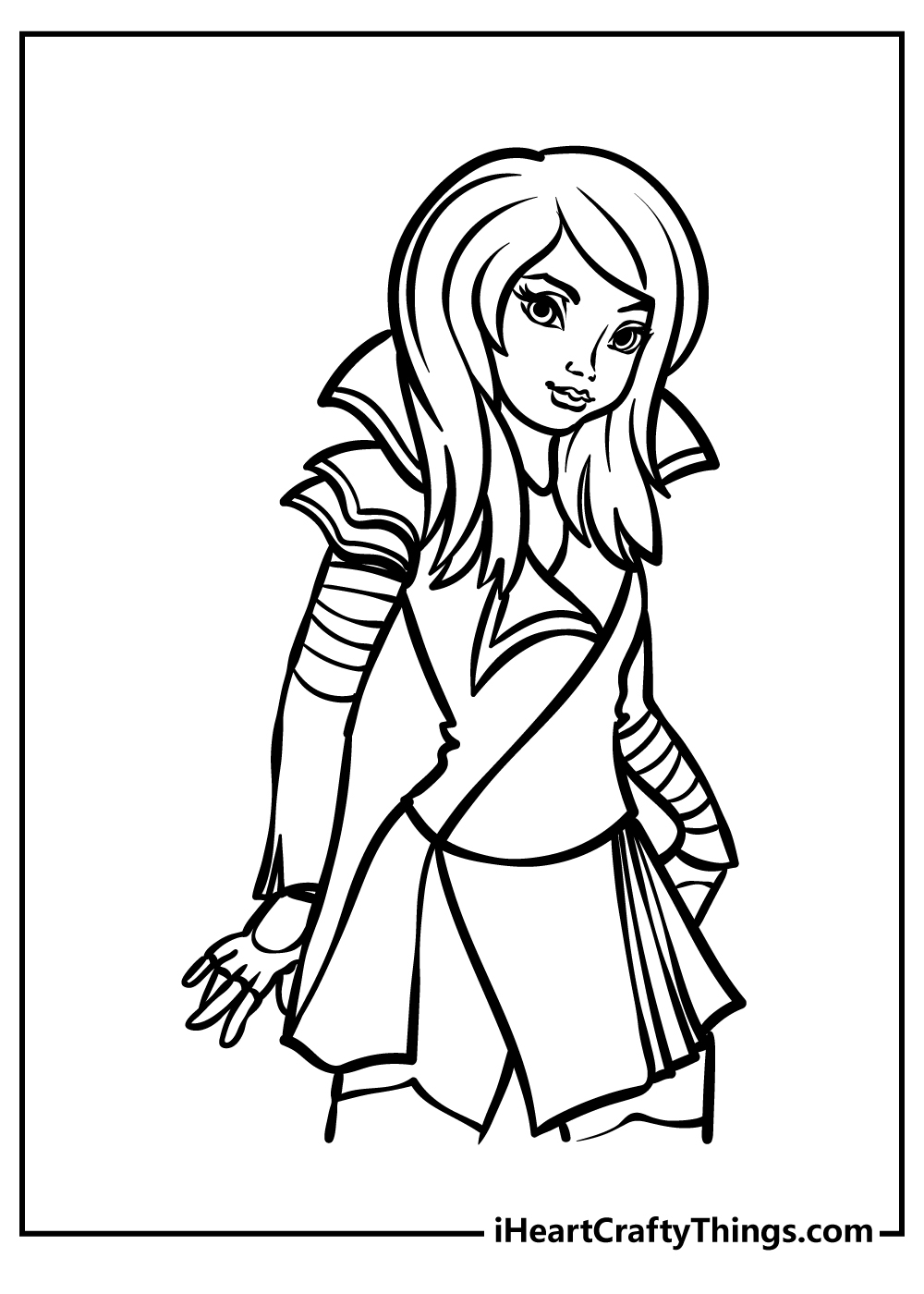 Descendants Printable Coloring Sheets Descendants Printable Coloring Sheets