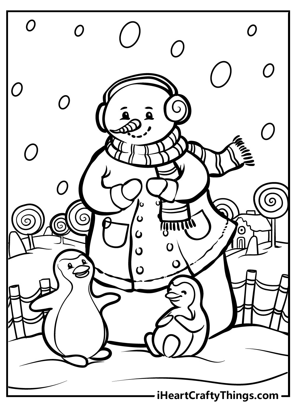 Free Printable Snowman Coloring Sheets