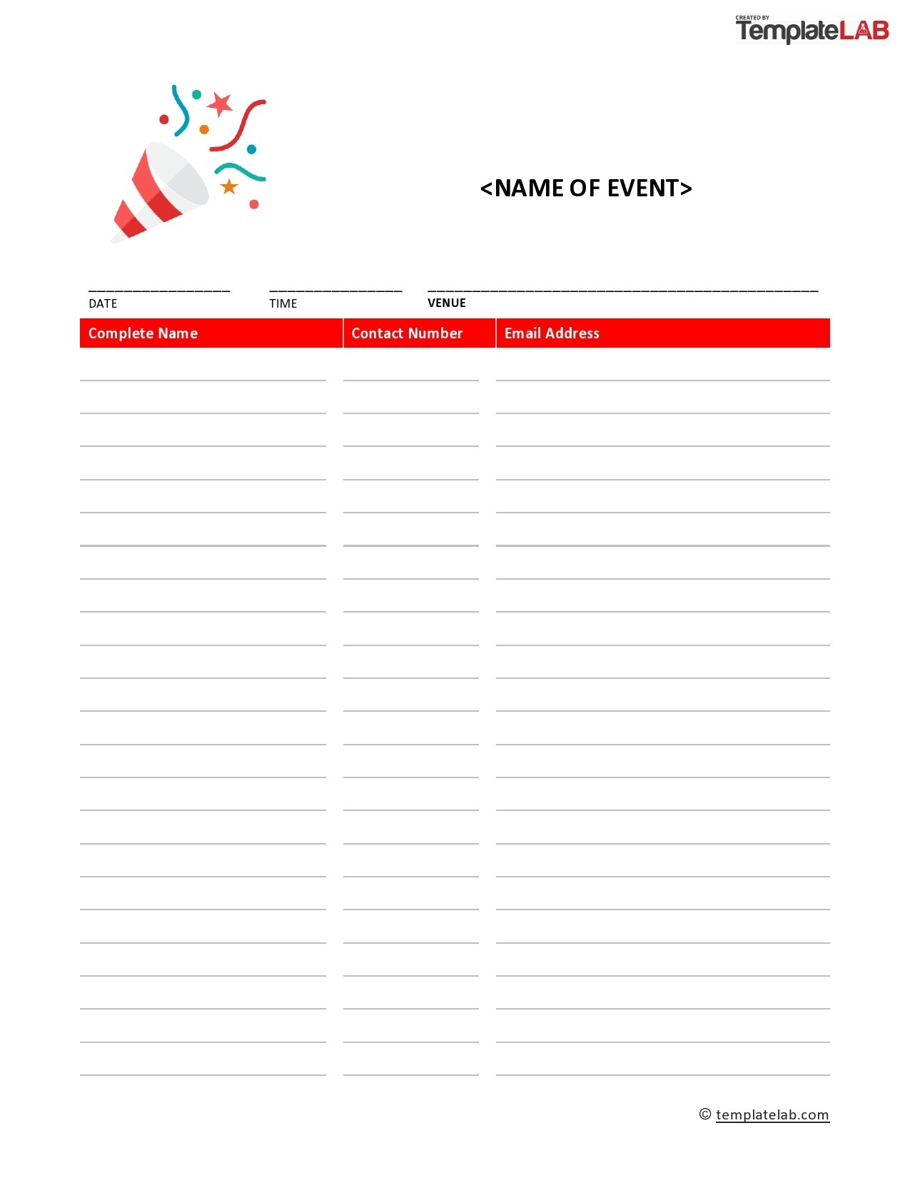 40 Sign Up Sheet Sign In Sheet Templates Word Excel 