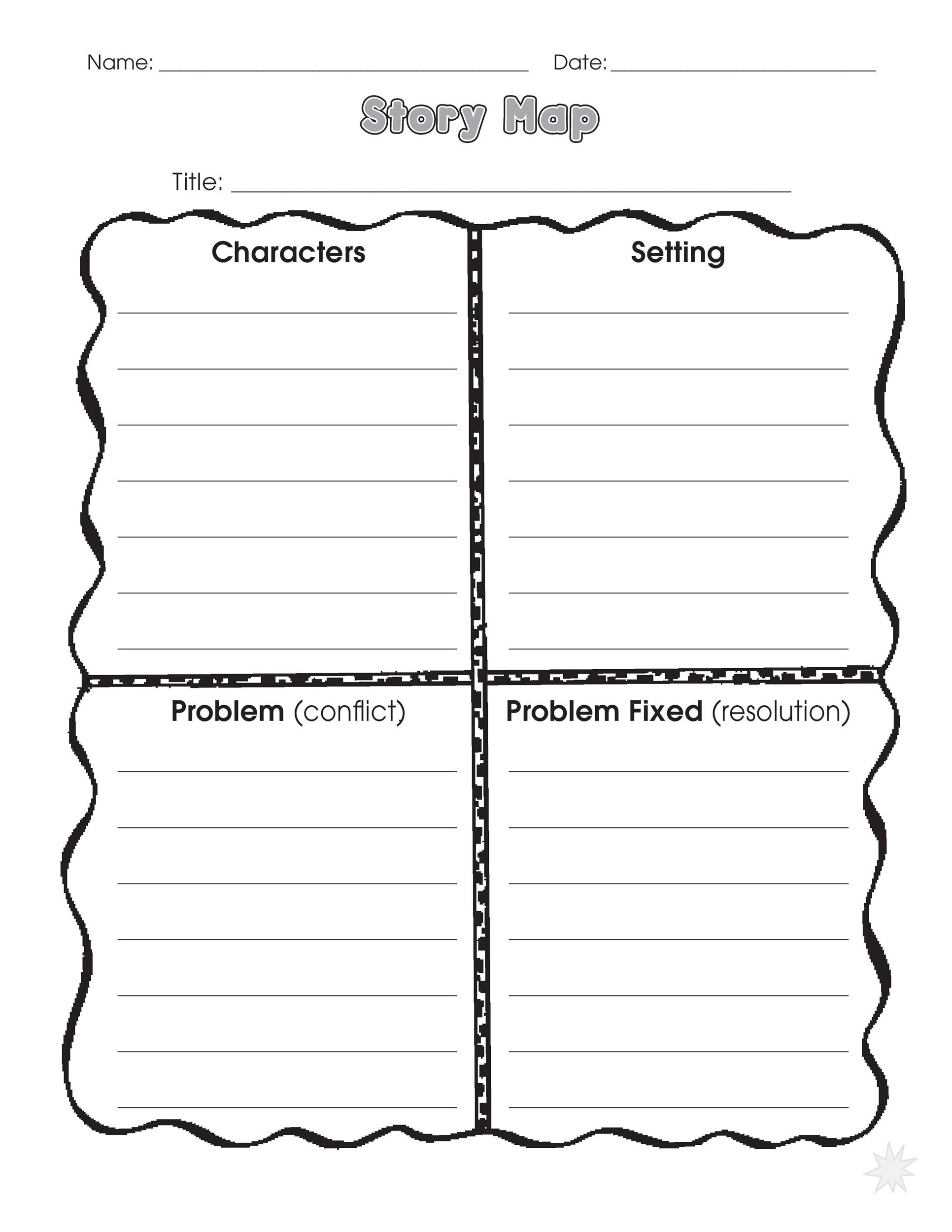 41 Free U0026 Printable Story Map Templates PDF Word PPT Worksheets Library