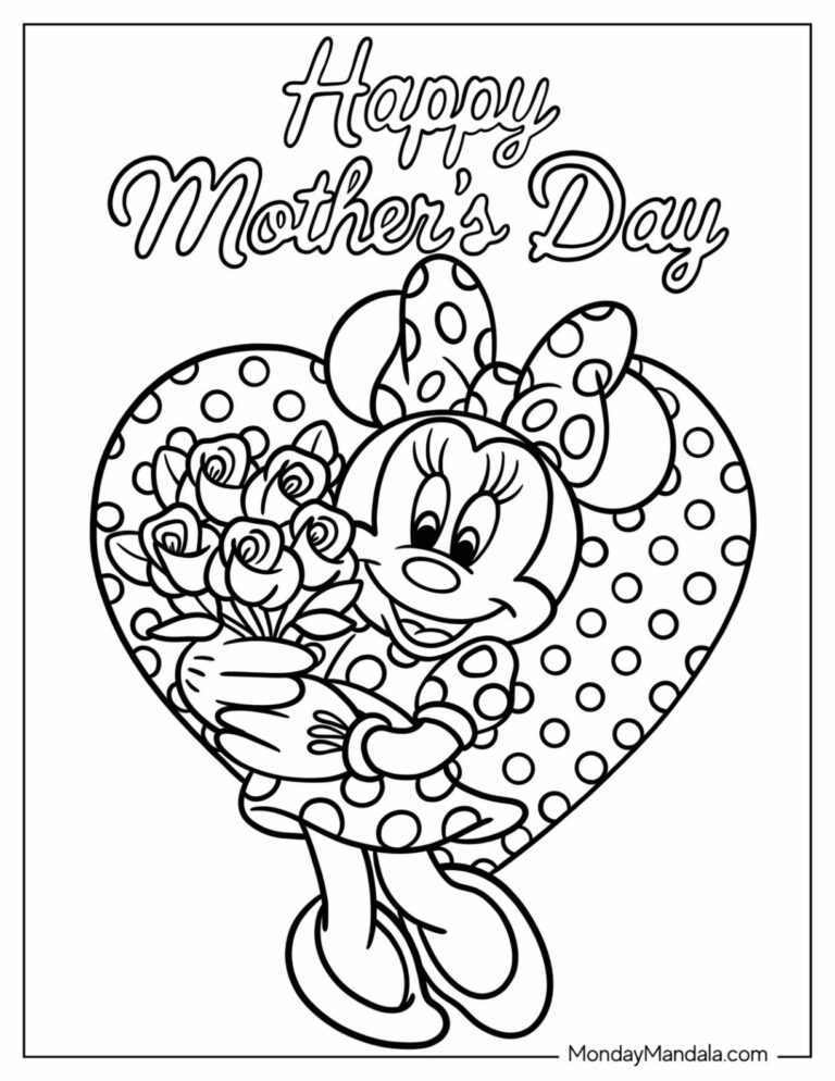 41 Mother s Day Coloring Pages Free PDF Printables 