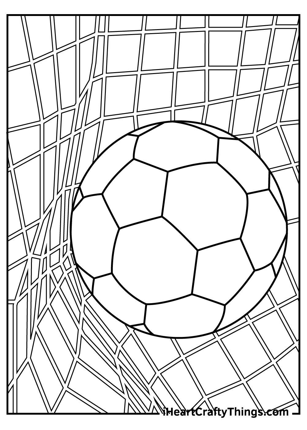 Soccer Coloring Sheets Printable
