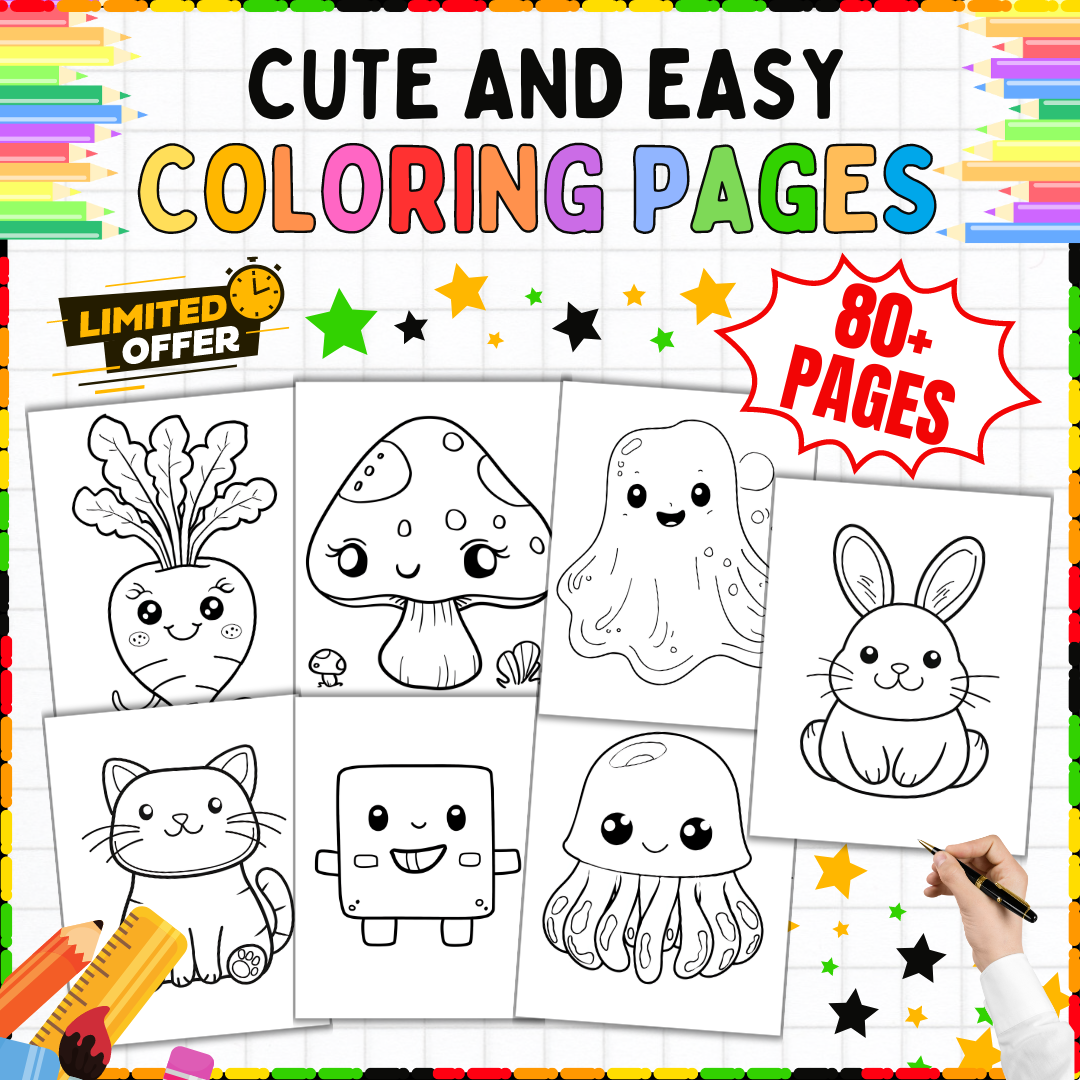 Printable Coloring Sheets Easy