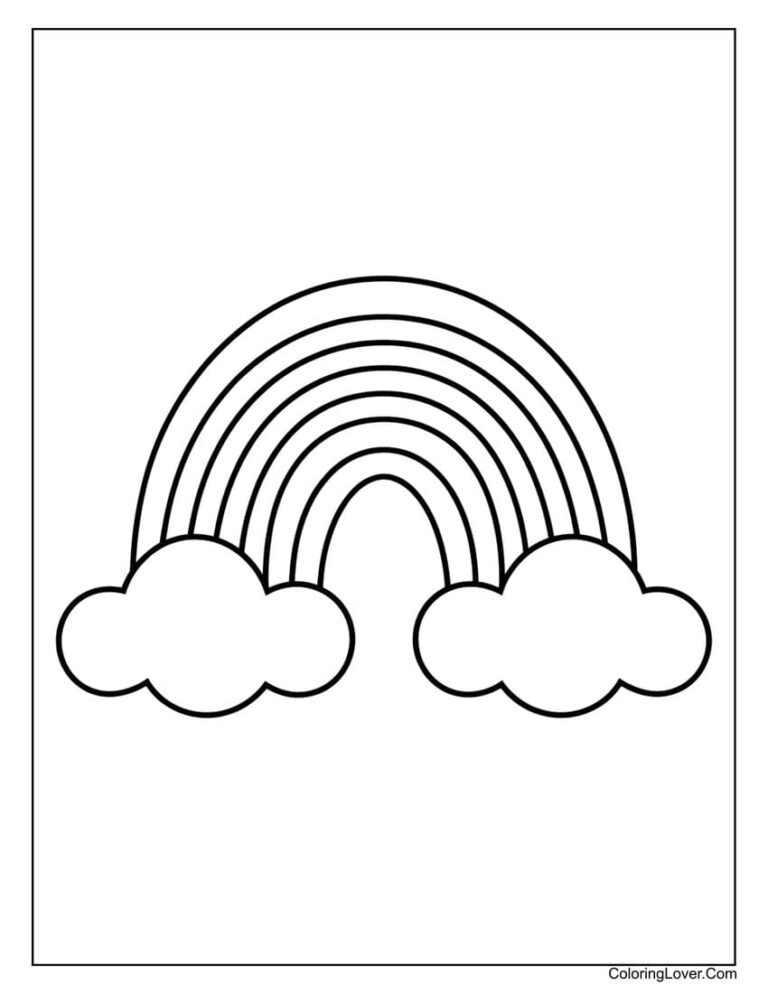 90 Easy Coloring Pages Simple Printables For All Ages 