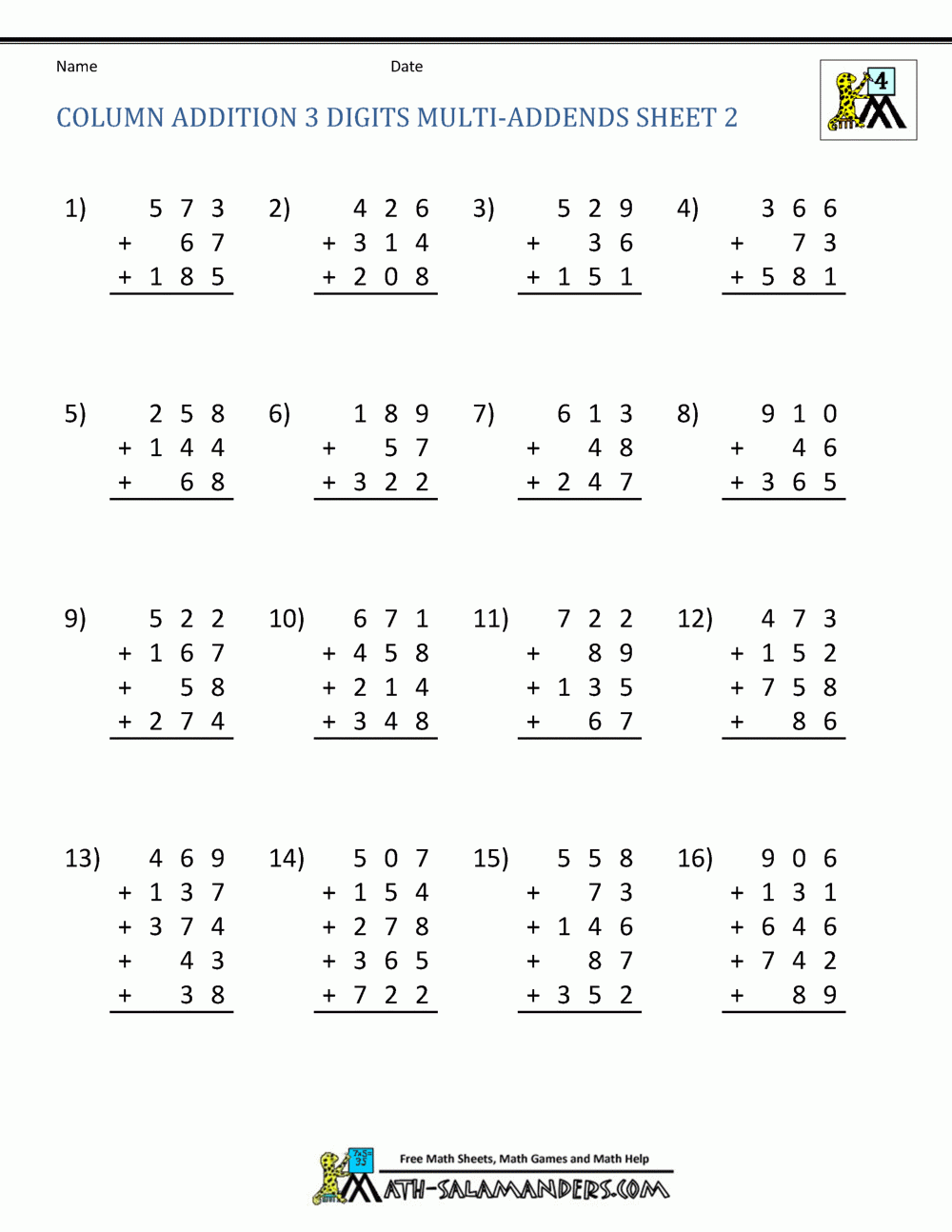 Addition With Regrouping Worksheets Free Printable Addition With Regrouping Worksheets Free Printable