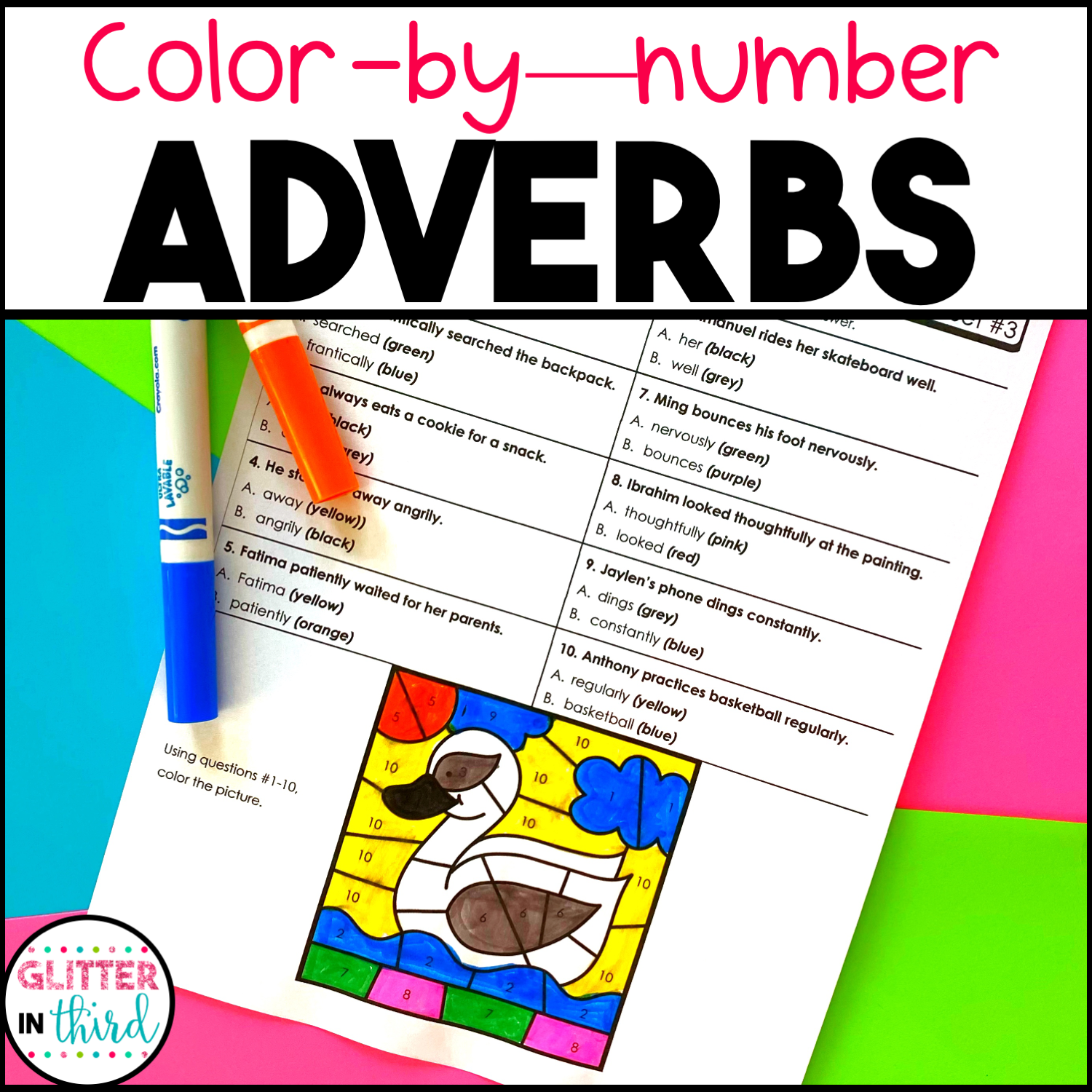 Free Printable Adverb Worksheets Free Printable Adverb Worksheets