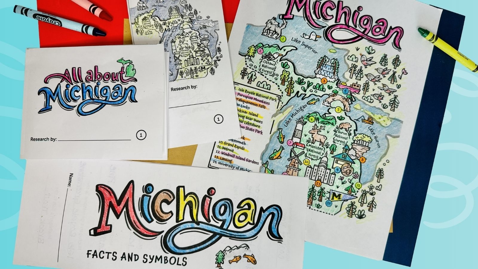 All About Michigan Worksheets Free Printable We Are Teachers