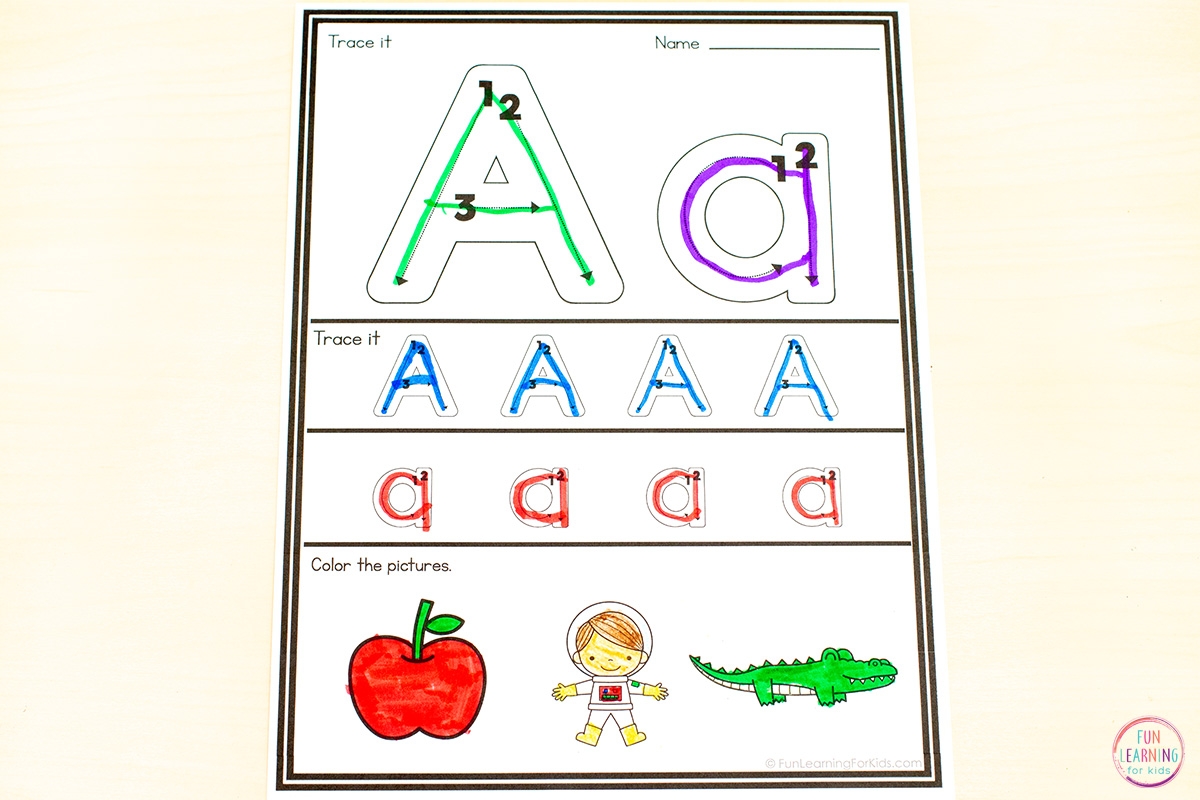 Printable Abc Trace Sheets Printable Abc Trace Sheets