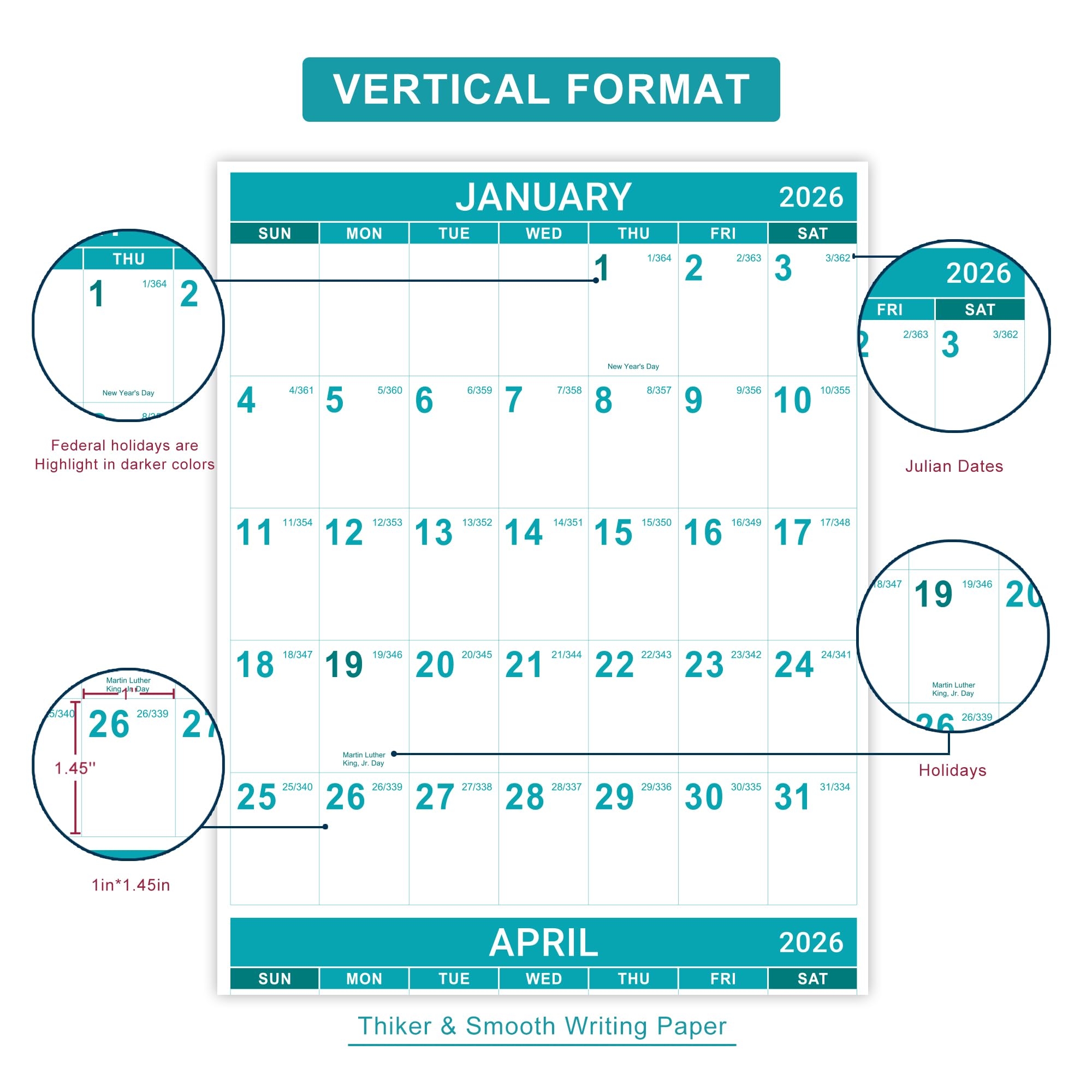 Amazon 2026 Calendar Yearly Wall Calendar 2026 Jan 2026 Dec 2026 34 3 X 22 8 open 2026 Wall Calendar With Thick Paper One Page For Organizing Vertical Round Stickers Green Office Products Amazon 2026 Calendar Yearly Wall Calendar 2026 Jan 2026 Dec 2026 34 3 X 22 8 open 2026 Wall Calendar With Thick Paper One Page For Organizing Vertical Round Stickers Green Office Products