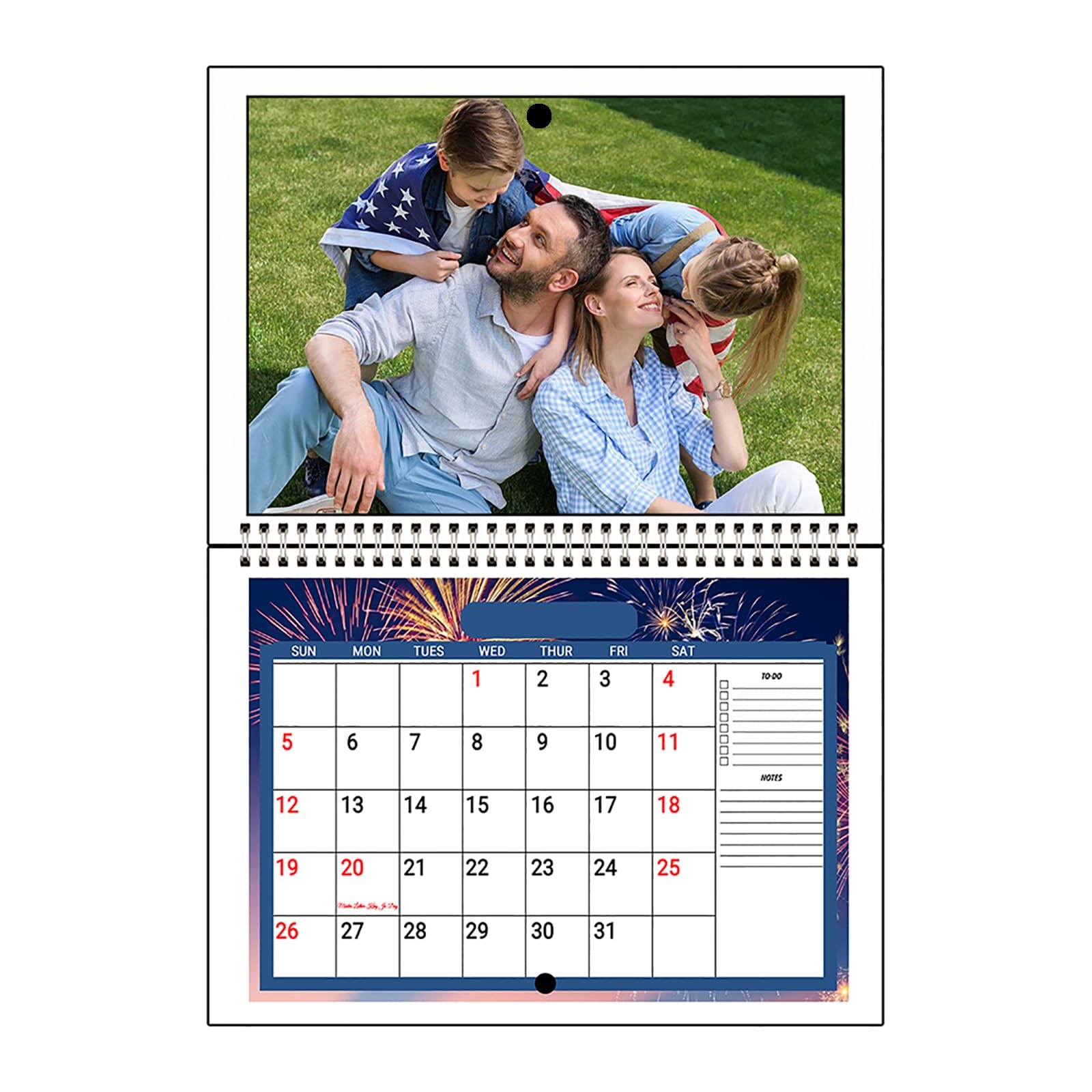 Amazon Custom Personalized Photo Wall Calendar 2026 Print Your Photo Calendars Customized Make Your Own Calendar For Home Office Party Birthday Christmas Gift One Image Office Products