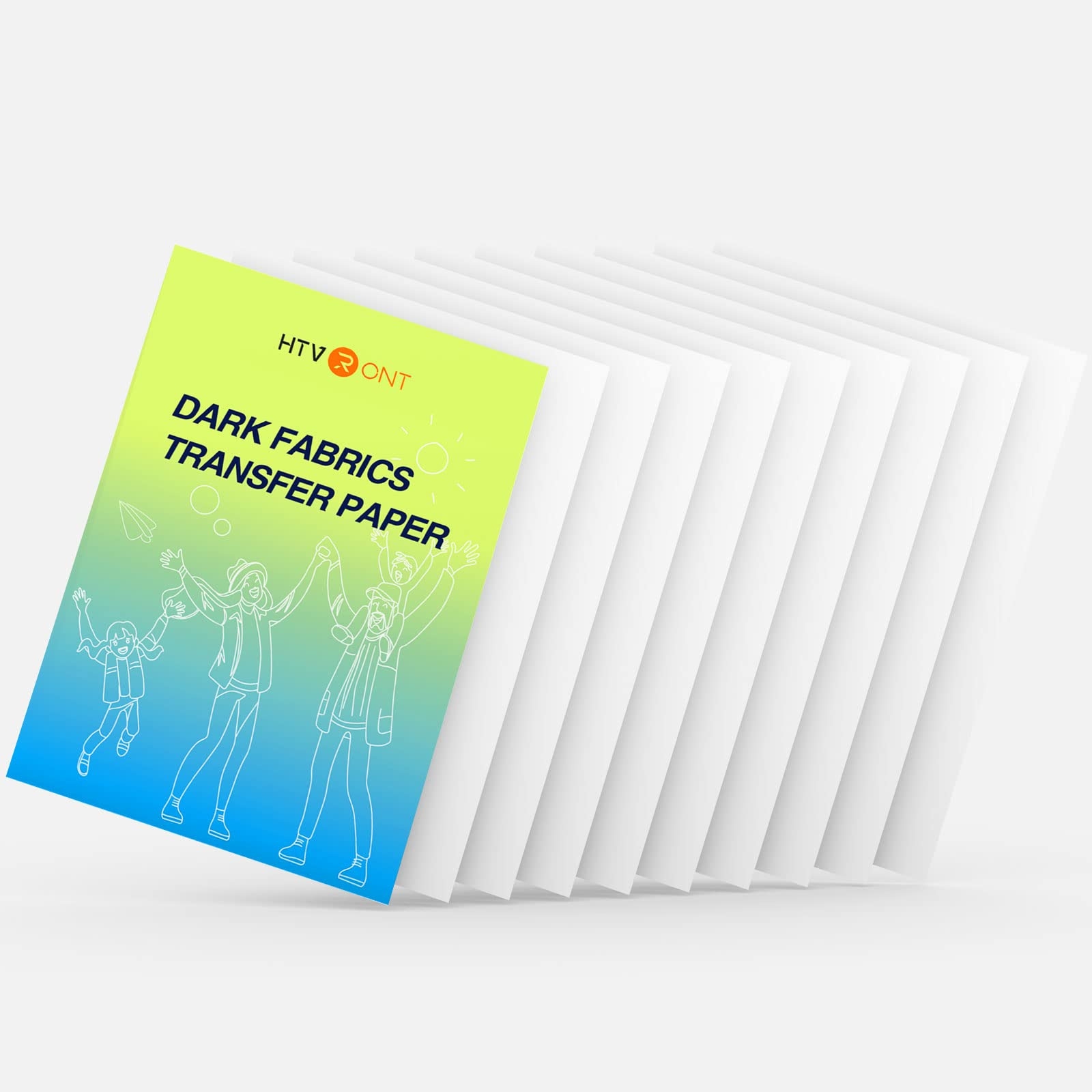 Amazon HTVRONT Heat Transfer Paper For Dark Fabric 10 Sheets 8 5 x11 Printable Heat Transfer Vinyl For Inkjet Printer Wash Durable Iron On Transfer Paper Arts Crafts Sewing