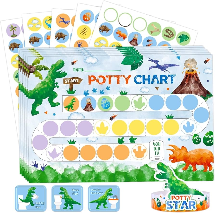 Free Printable Dinosaur Potty Chart Free Printable Dinosaur Potty Chart