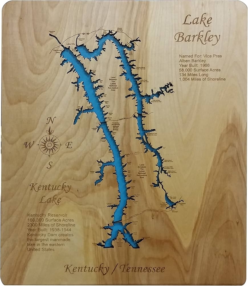 Printable Kentucky Lake Map