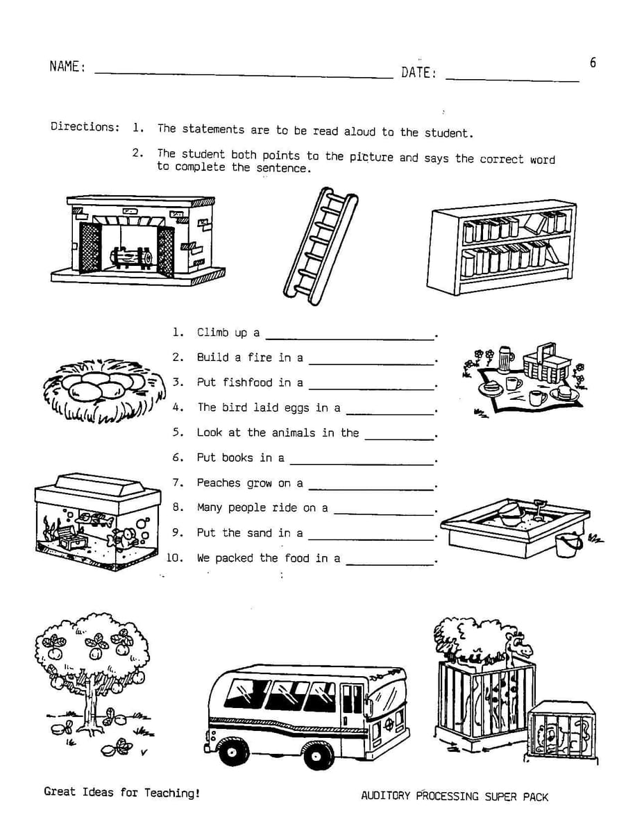 Auditory Processing Super Pack Speech Corner Auditory Processing Super Pack Speech Corner