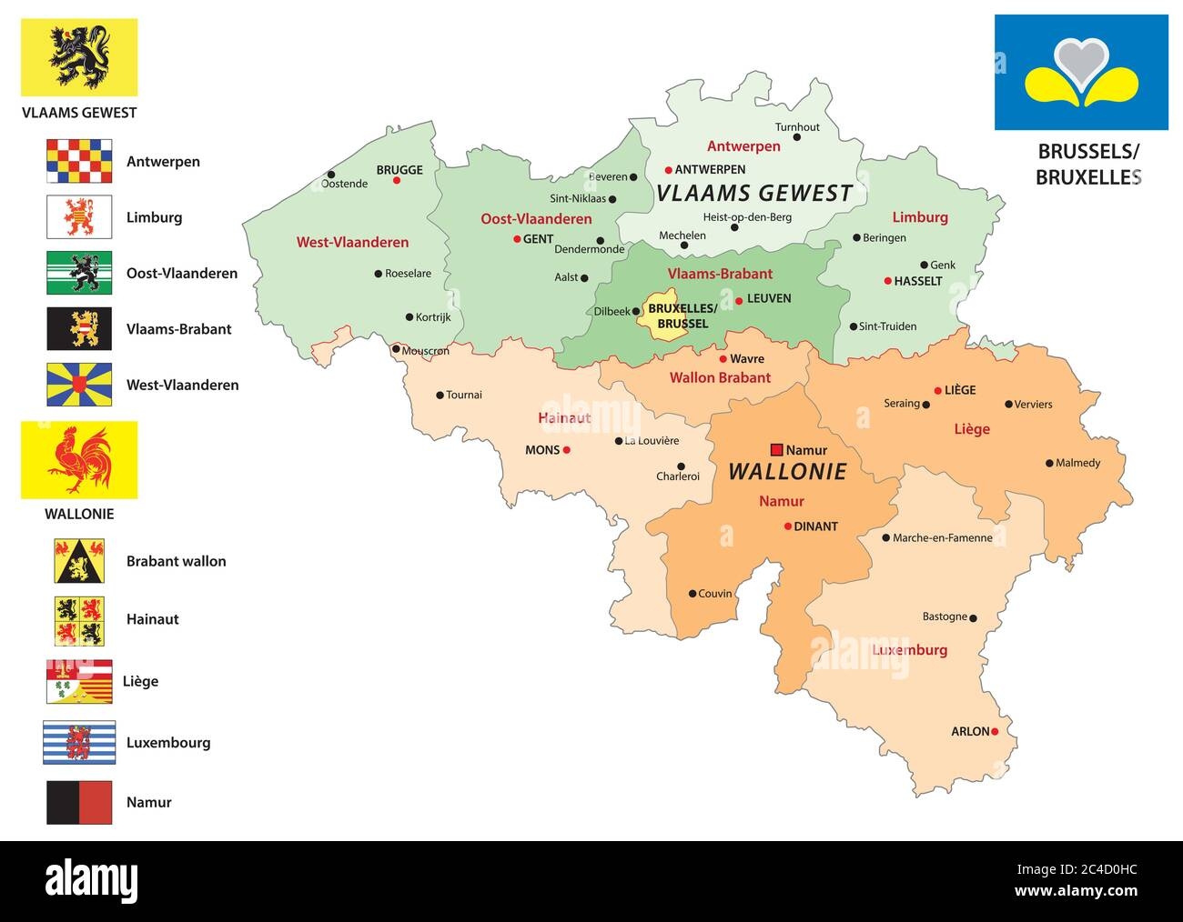 Belgium Map French Stock Vector Images Alamy Belgium Map French Stock Vector Images Alamy