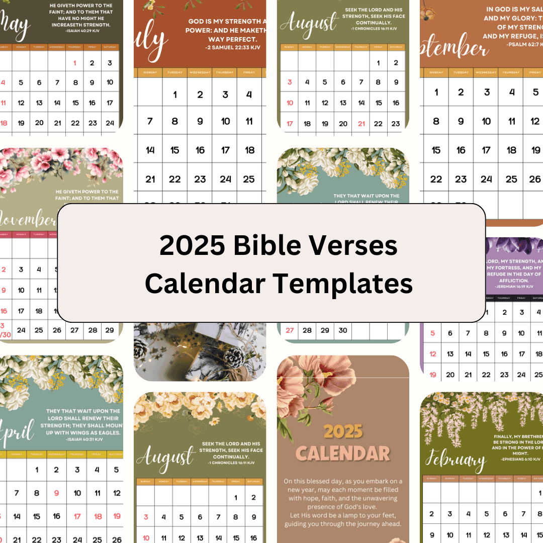 Bible Verses Calendar Printable Templates 2025 By Jeff29dreu Raket PH