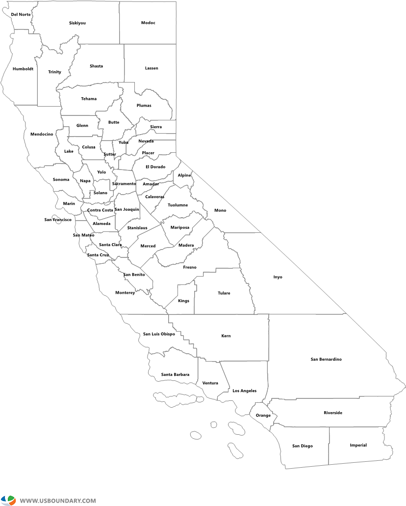 California Counties Outline Map Map Of California Counties Clipart Large Size Png Image PikPng California Counties Outline Map Map Of California Counties Clipart Large Size Png Image PikPng