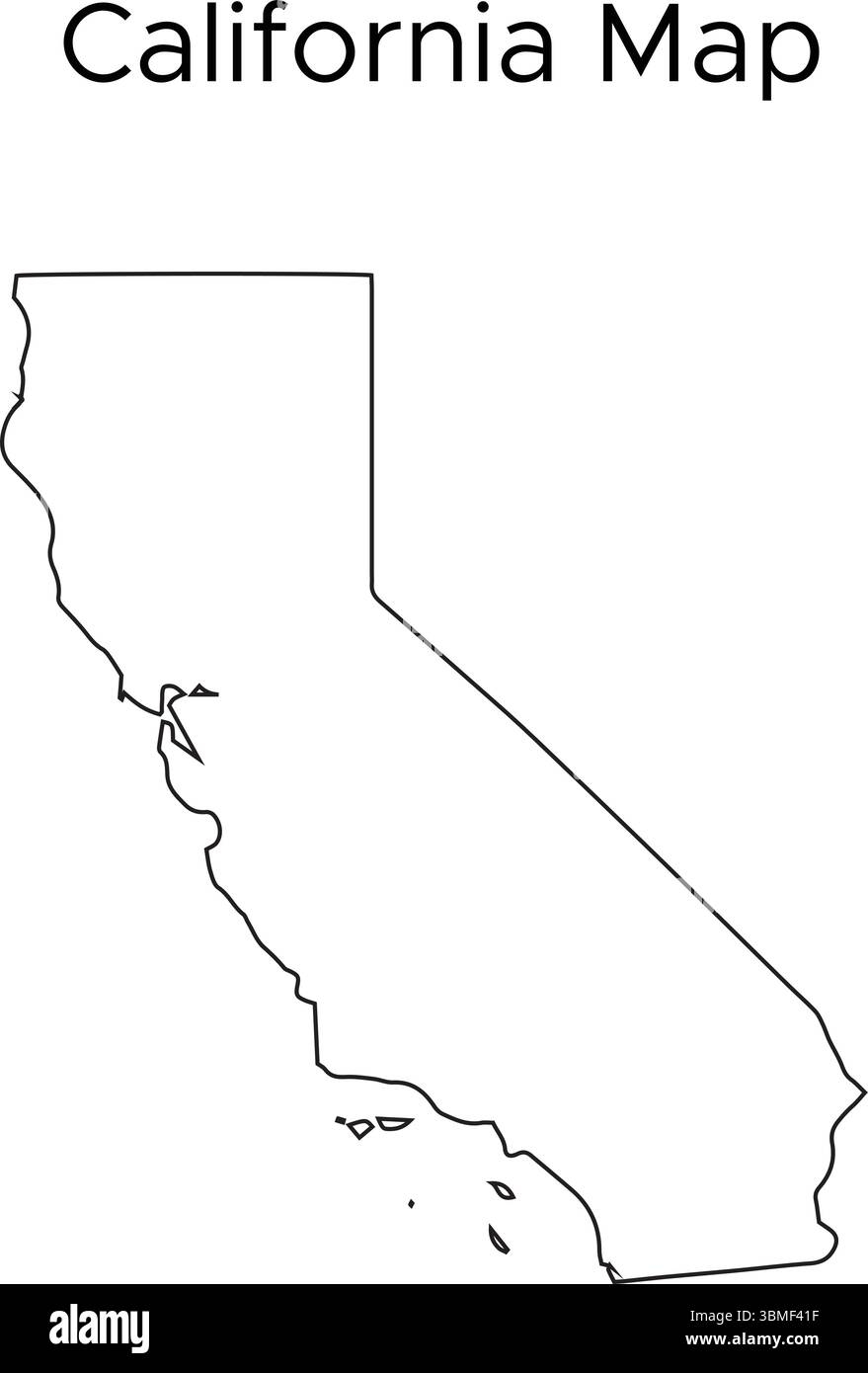 California Map Outline Black And White Stock Photos Images Alamy California Map Outline Black And White Stock Photos Images Alamy