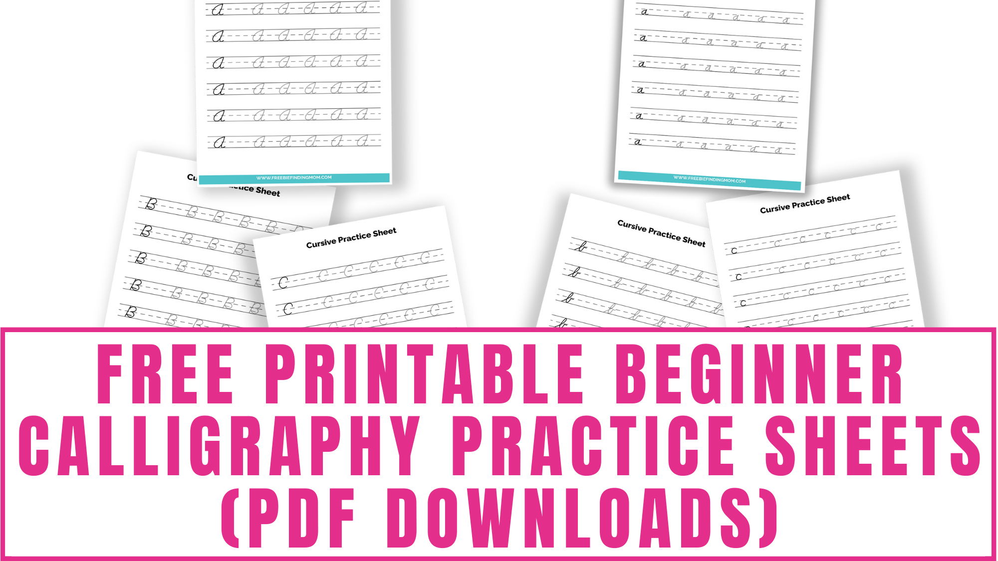 Free Printable Calligraphy Practice Sheets