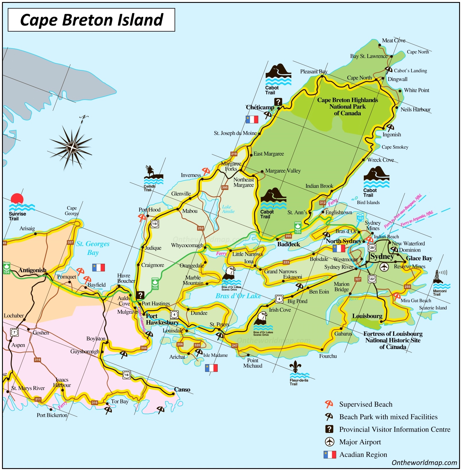 Cape Breton Island Map Nova Scotia Canada Discover Cape Breton Island With Detailed Maps Cape Breton Island Map Nova Scotia Canada Discover Cape Breton Island With Detailed Maps