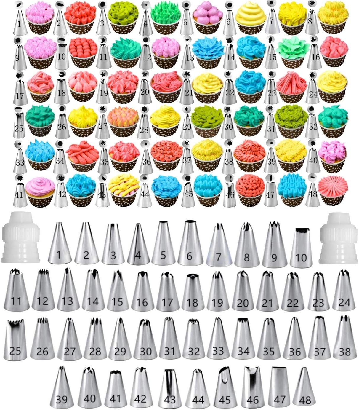 Chart List Of Wilton Piping Tips Ateco Wilton Tip 301 Chart Wilton Cake Nozzles Piping Tips