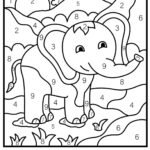 Children s Color By Number Printable PDF Printable Coloring Pages Instant Download Kids Coloring Pages Etsy