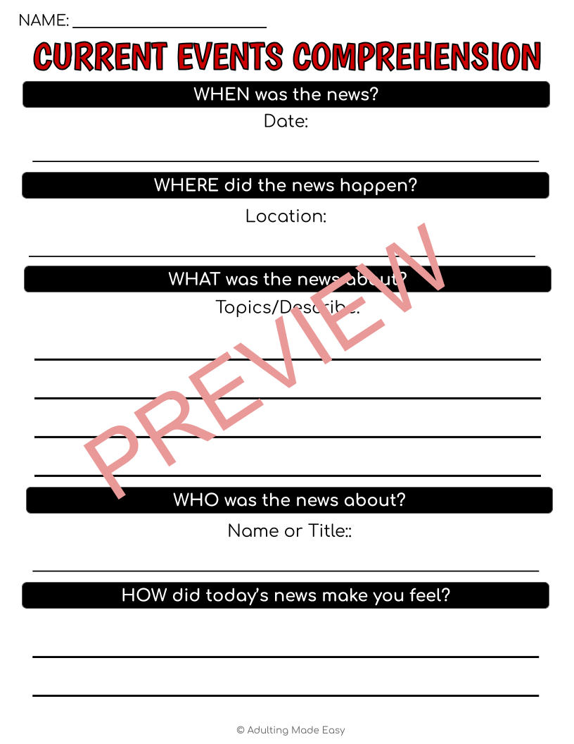 Free Printable Cnn 10 Worksheet Free Printable Cnn 10 Worksheet