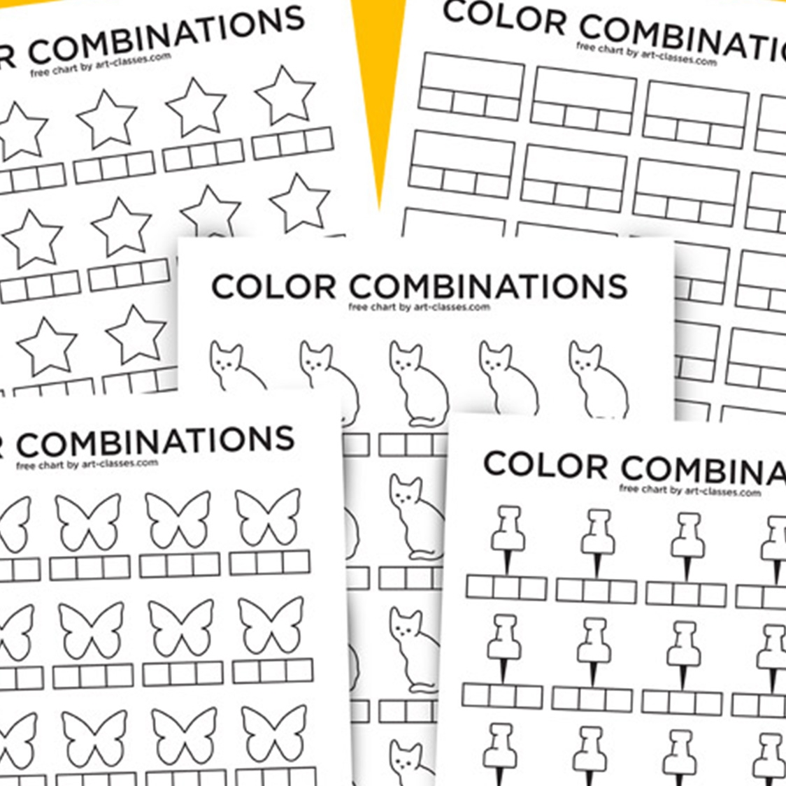 Color Swatch Sheets Art Classes Color Swatch Sheets Art Classes