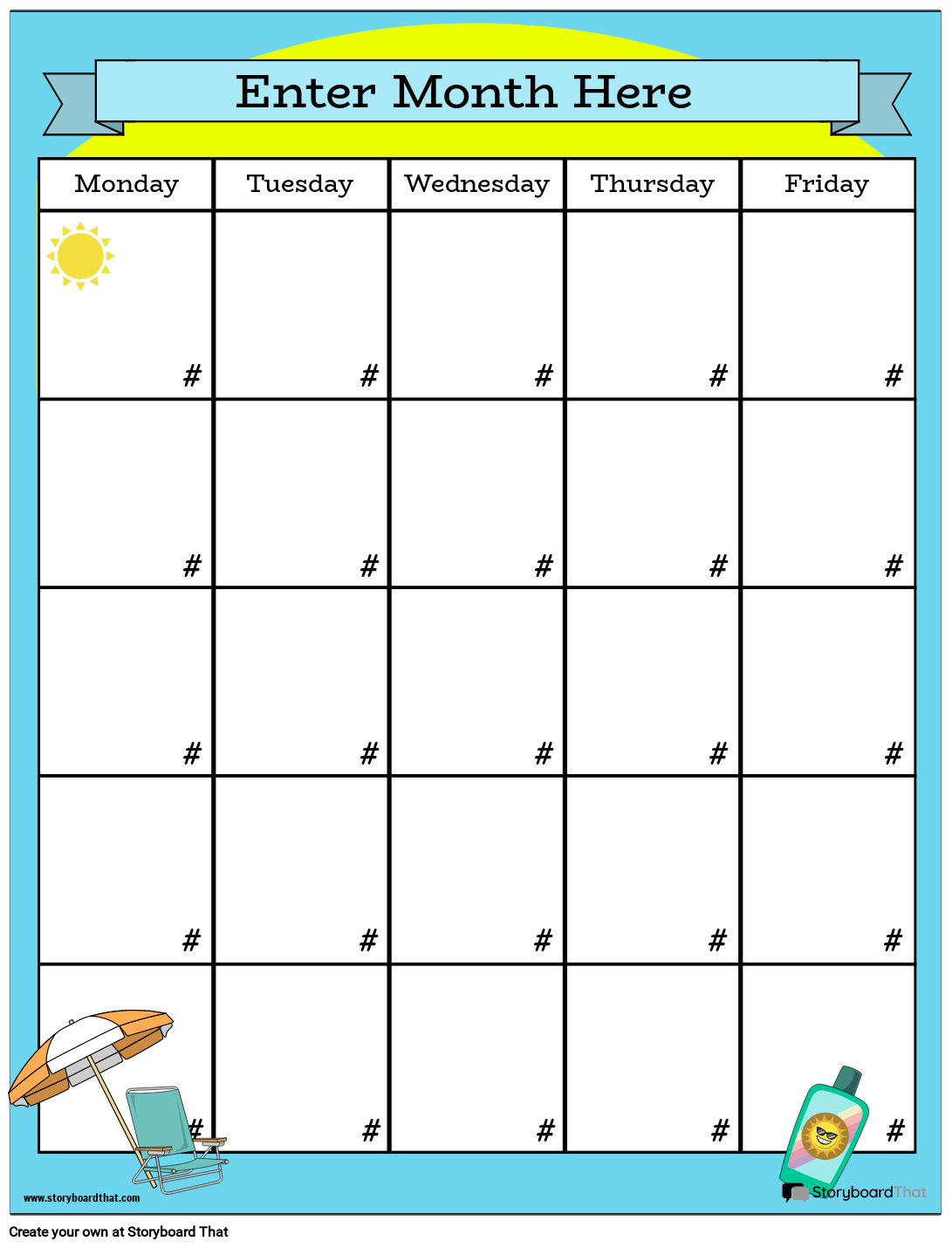 Create Printable Calendars With Storyboard That In 2025