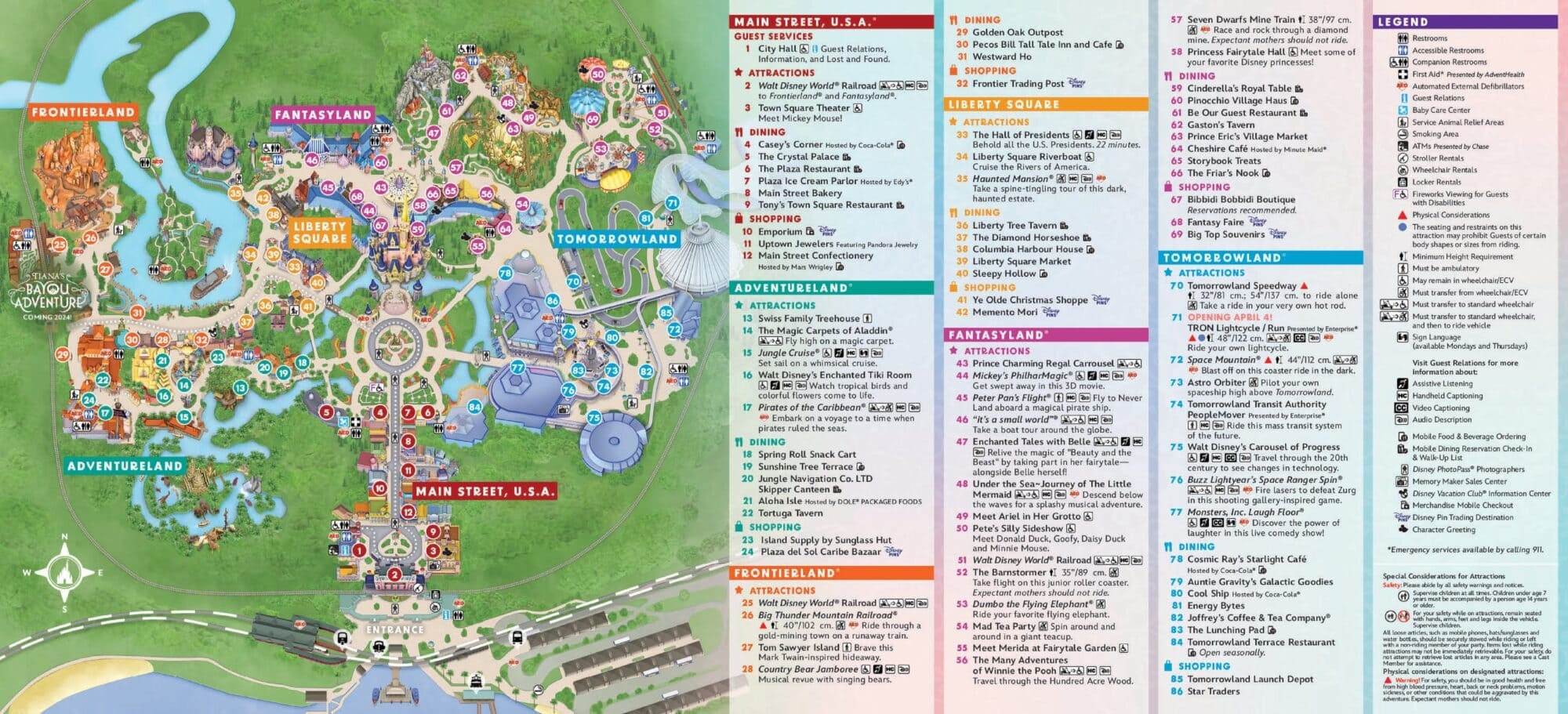 Disney World Guide Maps Updated April 2023 